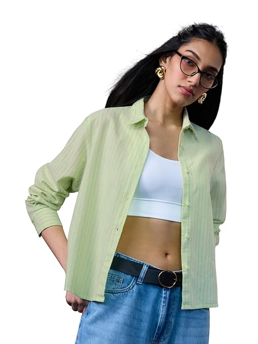 Visit the The Souled Store Store The Souled Store Cotton Linen: High Tide Women