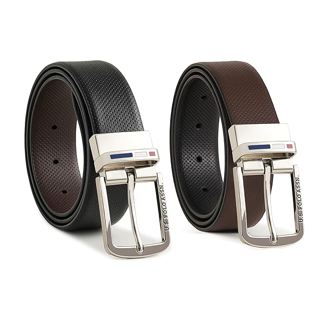 U.S. POLO ASSN. Rome Leather Belt for Men