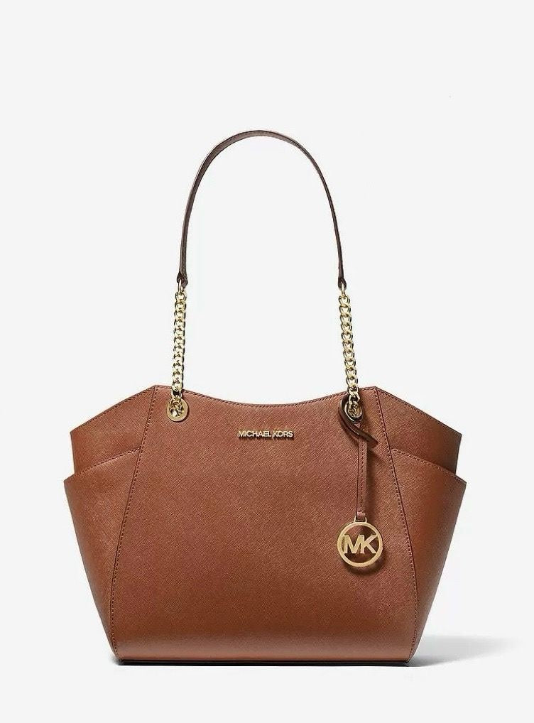 Large Saffiano Leather Shoulder Bag