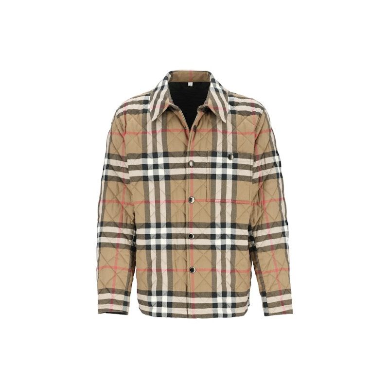 Burberry Quilted Check Overshirt