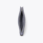 Tory Burch Ella Hand-Crocheted Pouch Gray