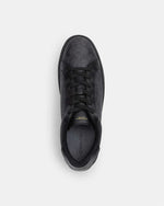 Coach High Line Sneaker In Signature Canvas Graphite-Black
