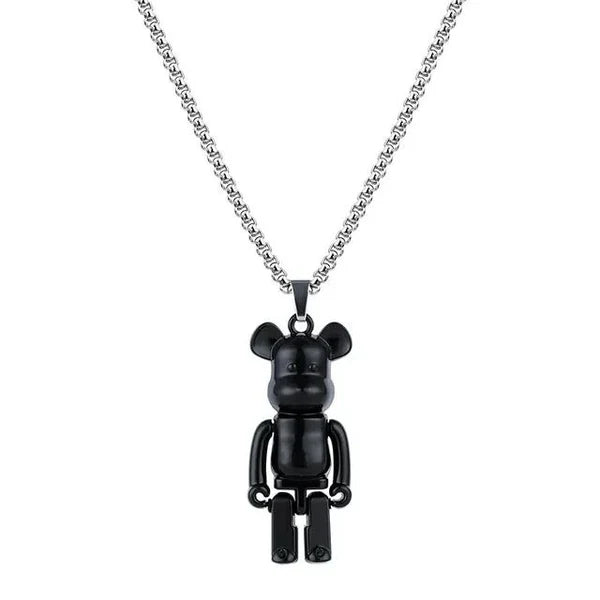 BEAR BRICKS SS PENDANT