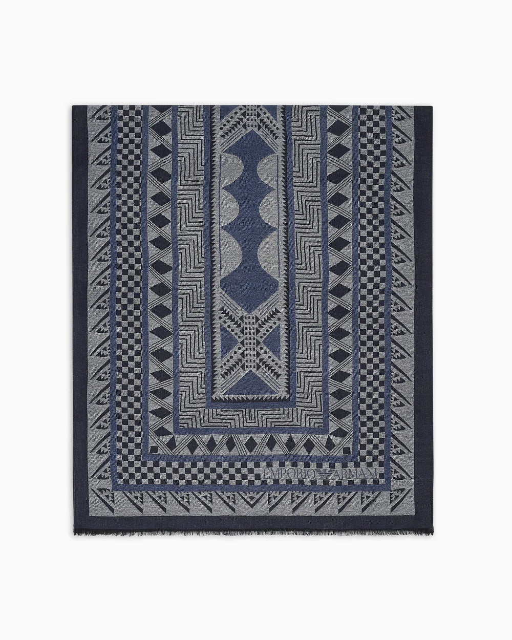 Emporio Armani Stole in a Turkish patterned jacquard