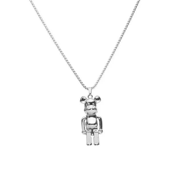 BEAR BRICKS SS PENDANT