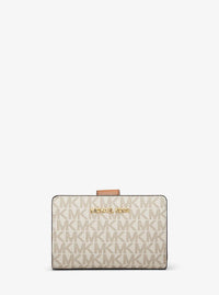 Jet Set Medium Signature Logo Wallet