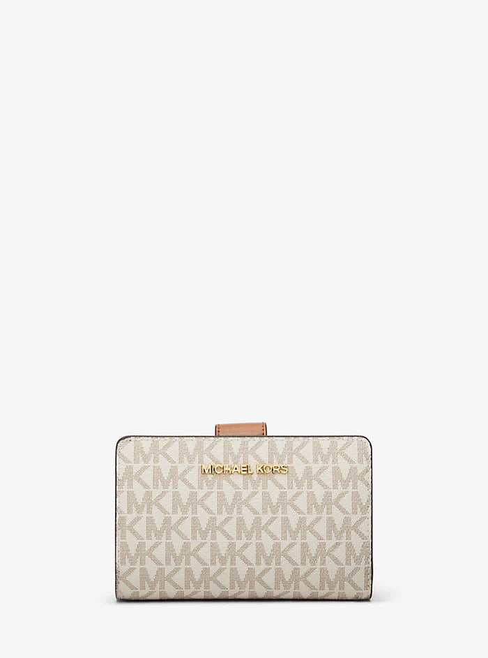 Jet Set Medium Signature Logo Wallet
