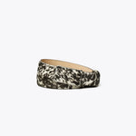 Tory Burch Plate Belt Warm White / Black