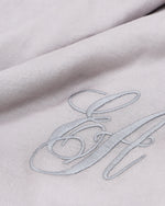 Emporio Armani Oversized modal stole with EA signature embroidery