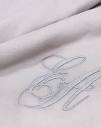 Emporio Armani Oversized modal stole with EA signature embroidery