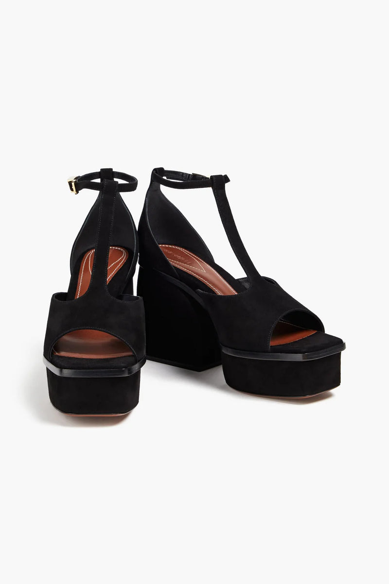 Zimmermann Suede Platform Sandals Black Women's Sale price Rs. 36,499.00 Regular price Rs. 47,499.00
