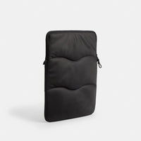 Coach Coachtopia Loop Laptop Sleeve With Wavy Quilting Black 2