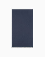Emporio Armani Modal-blend jacquard stole with all-over eagle