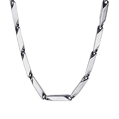 Meenaz Men Jewellery Valentine Silver Chain Necklace for Men