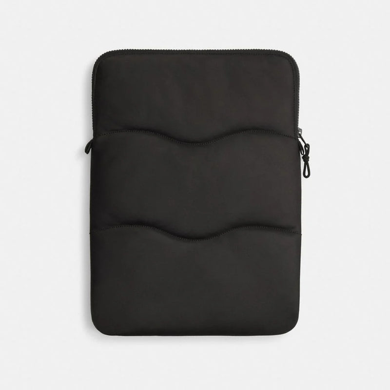 Coach Coachtopia Loop Laptop Sleeve With Wavy Quilting Black 2