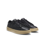 Boss X Aston Martin Trainers In Leather Black Black