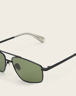 AllSaints Virgo Navigator Square Sunglasses Women's Matte Black Women's
