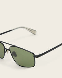 AllSaints Virgo Navigator Square Sunglasses Women's Matte Black Women's