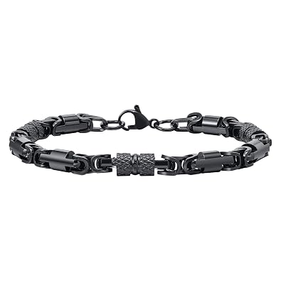 Peora Stainless Steel Openable Stylish Bracelet Fashion Jewellery Gift for Men