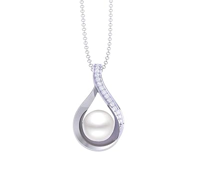 Clara 925 Sterling Silver Real Pearl Pendant