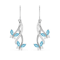 Clara 925 Sterling Silver Butterfly Pendant Earring Chain Bracelet Ring Jewellery Set