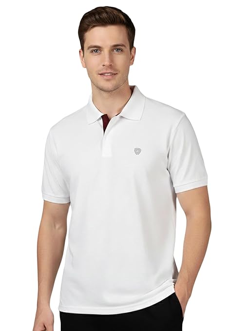 Men's Cotton Solid Polo Tshirt