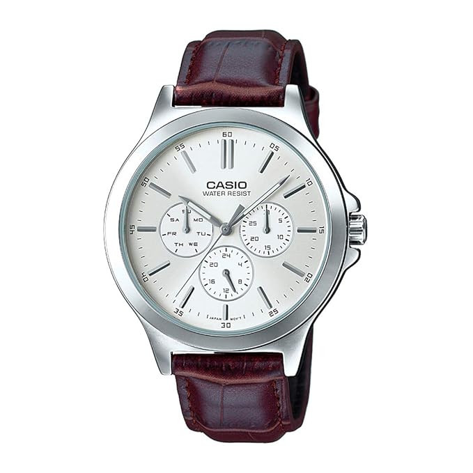 Casio Enticer Analog White Dial Men's Watch