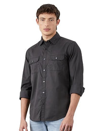 Symbol Men Cotton Casual Shirt