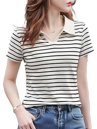 Women Short Sleeve Polo T-Shirts