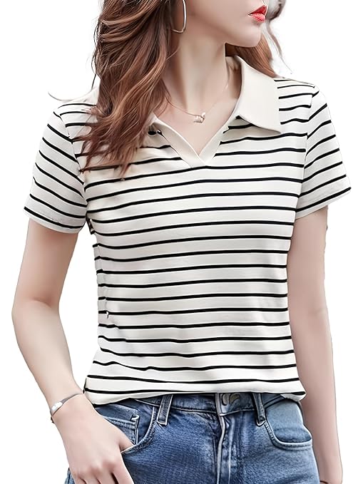 Women Short Sleeve Polo T-Shirts