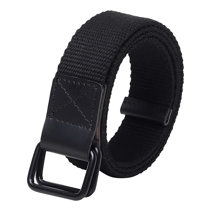 ZORO Cotton D ring buckle belt