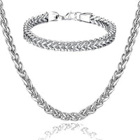 Fashion Frill Silver Chain For Men