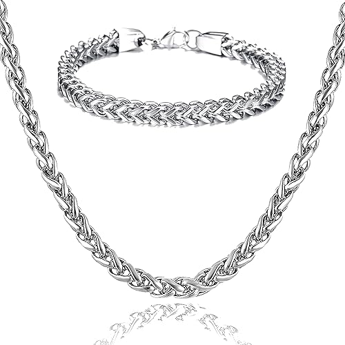 Fashion Frill Silver Chain For Men