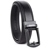 HAMMONDS FLYCATCHER Genuine Leather Belt for Men, Premium Leather Belt with Auto Lock mechanism, Mens Belt Leather Branded with Slide Lock for Everyday Wear