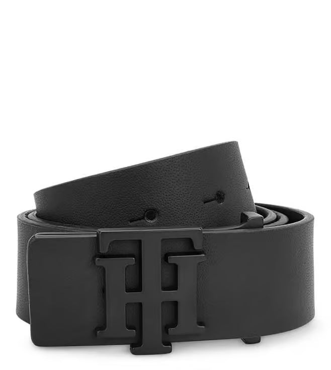 Tommy Hilfiger Black Nandewar Formal Belt