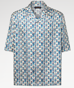 Louis Vuitton, Monogram Printed Silk Short-Sleeved Shirt