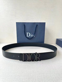 Expensive Love Reversible Belt with 'DIOR' Buckle