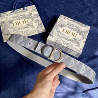 Expensive Love CD Diamond Reversible Belt