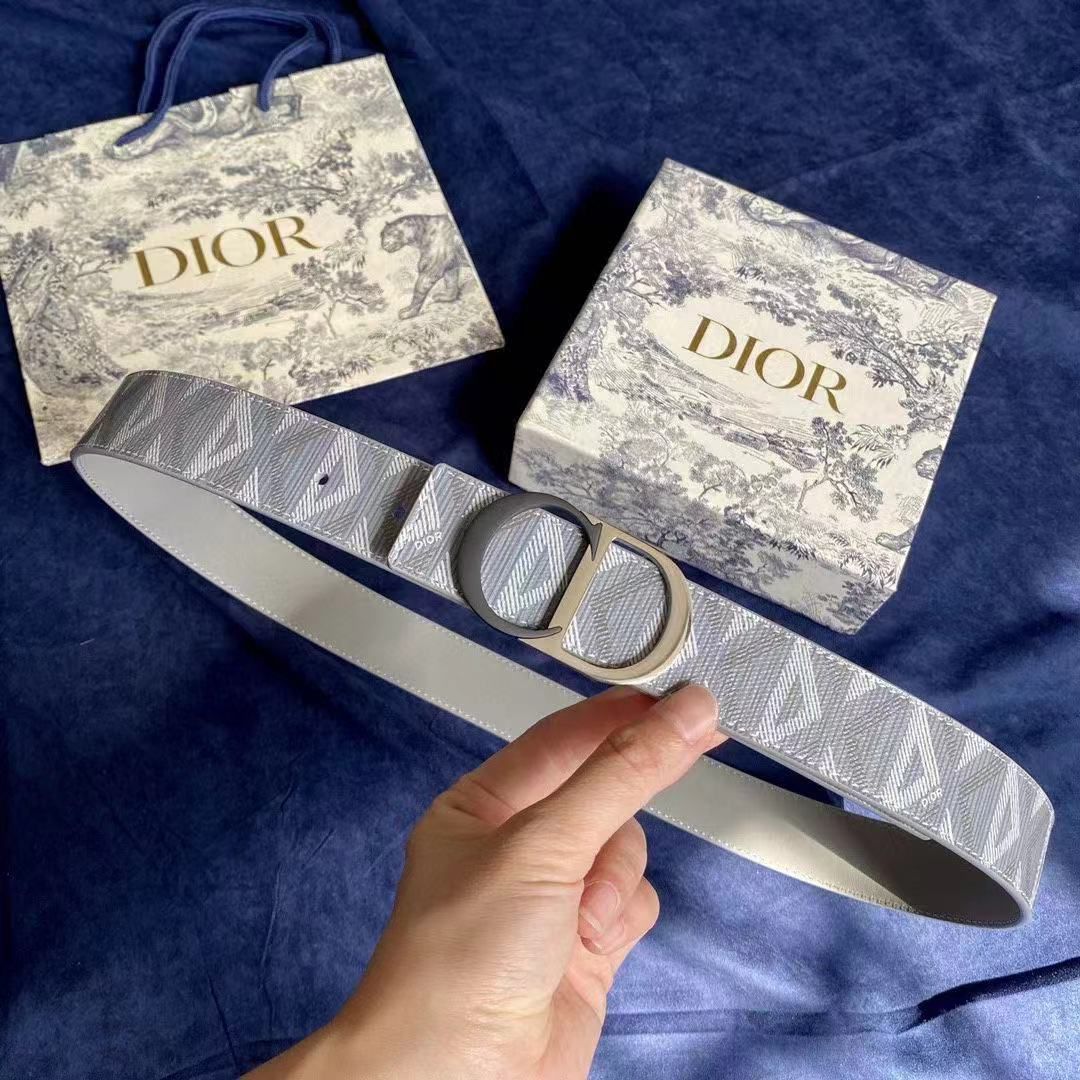 Expensive Love CD Diamond Reversible Belt