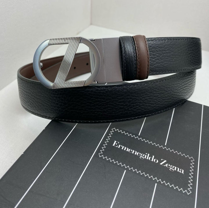 Ermenegildo Zegna Reversible Leather Belt