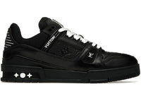 Vuitton Black Leather Low-Top Sneakers