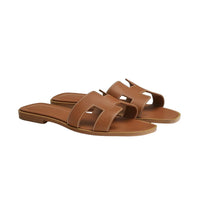 Leather Sandals in Tan