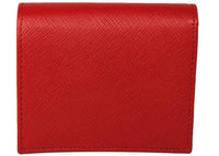 Prada Bifold Wallet (4 Card Slot) Saffiano Leather Red